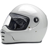Biltwell Lane Splitter Helmet - Gloss White - Throttle City Cycles