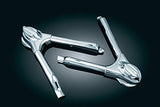 Kuryakyn 7815 Motorcycle Accent Accessory: Swingarm Covers for 2008-17 Harley-Davidson Softail Motorcycles, Chrome - Throttle City Cycles