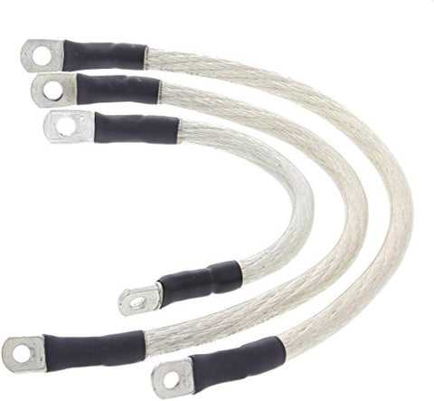 All Balls - 79-3013-1 - Battery Cable Kit, Black - Throttle City Cycles
