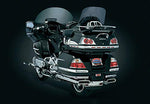 Kuryakyn 3202 Motorcycle Lighting Accent Accessory: Single Circuit LED Saddlebag Molding Set with Red Lens for 2001-10 Honda Gold Wing GL1800 Motorcycles, Chrome - Throttle City Cycles