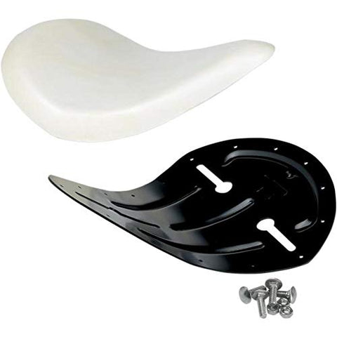 Biltwell SL-UFP-00-RW Slimline Solo Seat (for Custom Applications, Uncovered) - Throttle City Cycles