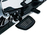 Kuryakyn 7564 Motorcycle Foot Control Component: Premium Mini Board Floorboards with Comfort Drop Mounts for 2001-17 Honda Motorcycles, Gloss Black, 1 Pair - Throttle City Cycles