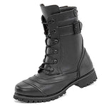 Joe Rocket Ladies Black Combat Leather Boots - Throttle City Cycles