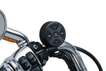 Kuryakyn 2716 MTX Road Thunder Weather Resistant Motorcycle Speaker Accessory: Bluetooth Audio Controller Remote, Universal Fit for Motorcycles with 7/8" Through 1-1/4" Diameter Handlebars, Satin Black - Throttle City Cycles