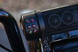Kuryakyn 2719 MTX Road Thunder Weather Resistant Motorcycle Sound Bar Plus: 300 Watt Handlebar Mounted Audio Speakers with Bluetooth, USB Power Charger, - Throttle City Cycles