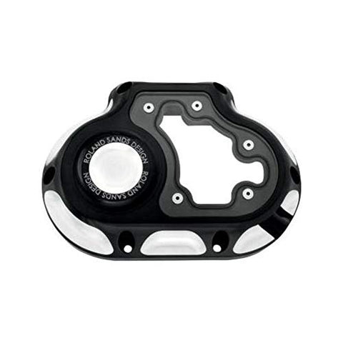 RSD 0177-2022-BM 6 Speed Clarity Cable Clutch Cover - Contrast Cut - Throttle City Cycles