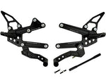 Driven Racing Rearset Tt Kawasaki Zx6R DRP-706-BK - Throttle City Cycles