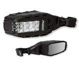 RIGID INDUSTRIES REFLECT UTV Side View Mirror Set/Pair Integrated LED Running Light and Amber Turn Signal Lights For - Throttle City Cycles