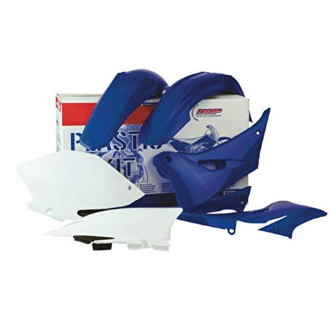 Polisport Plastics Kit Blue/White for Yamaha YZ450F 10-11 - Throttle City Cycles