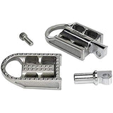 Biltwell (FP-MSH-SS-BK) Mushman Harley-Davidson Foot Pegs-Black - Throttle City Cycles