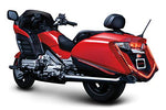 Kuryakyn 3247 Motorcycle Lighting Accessory: Vertical Rear LED Running/Brake Light Strips with Smoke Lenses for 2012-17 Honda Gold Wing GL1800 & F6B Motorcycles, Gloss Black, 1 Pair - Throttle City Cycles