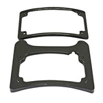 Custom Dynamics Turn Signal Eliminator Kit for Harley Touring Models - Black LED illuminated, curved license plate frame and tail light mount (CD-TS-ELIM-B) - Throttle City Cycles