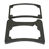 Custom Dynamics Turn Signal Eliminator Kit for Harley Touring Models - Black LED illuminated, curved license plate frame and tail light mount (CD-TS-ELIM-B) - Throttle City Cycles