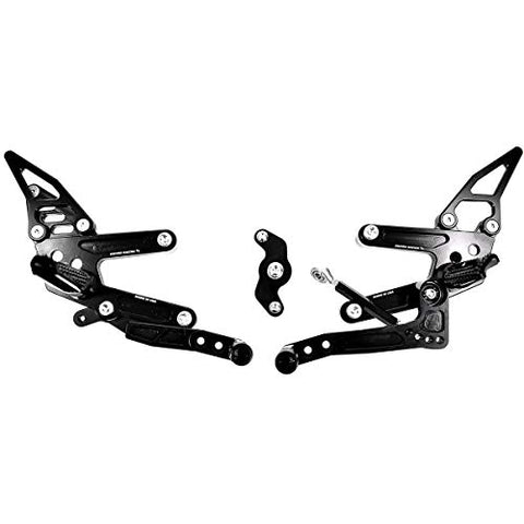 Driven Racing TT Rearset (Black) for 14-15 KTM 1290SDRABS - Throttle City Cycles