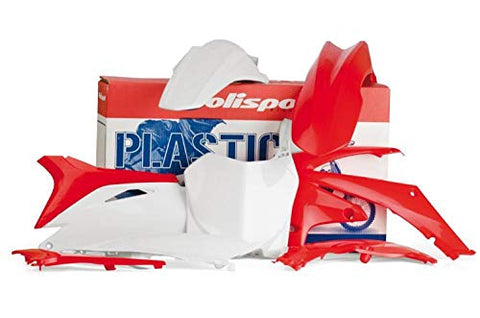 Polisport Plastic Kit - OE , Color: Red 90537 - Throttle City Cycles