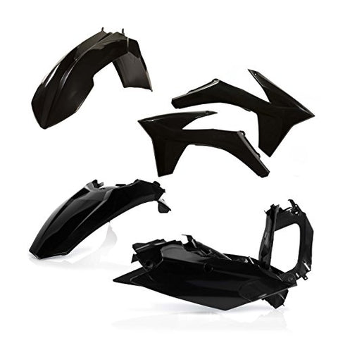 Acerbis Plastic Kit (Black) Compatible with 08-17 Suzuki RMZ450 - Throttle City Cycles