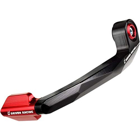 Driven Racing Halo Adjustable/Folding Brake Lever Compatible for Kawasaki Z1000 2007-2015 - Black/One Size - Throttle City Cycles