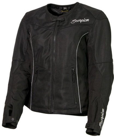 Scorpion EXO Women's Verano Black Jacket, XL - Throttle City Cycles