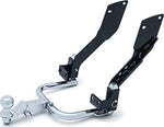 Kuryakyn 7657 Motorcycle Accessory: Receiver Hitch with 1-7/8" Diameter Trailer Hitch Ball for 2014-19 Harley-Davidson Touring Motorcycles, Black/Chrome - Throttle City Cycles