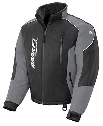Joe Rocket Men's Snowgear Storm XC Jacket (Black/Grey, XXX-Large) - Throttle City Cycles