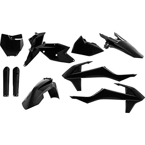 Acerbis Full Plastic Kit (Black) for 17-18 KTM 250SX - Throttle City Cycles