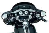 Kuryakyn 3765 Motorcycle Audio Accessory: Stereo Accent for 1996-2013 Harley-Davidson Motorcycles, Chrome - Throttle City Cycles