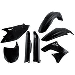 Acerbis Full Plastic Kit Black - Fits: Kawasaki KX250F 2009-2012 - Throttle City Cycles