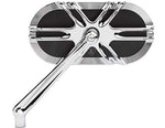 Arlen Ness Deep Cut Mirror Left Chrome 13-165 - Throttle City Cycles