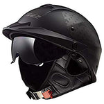 LS2 Helmets Rebellion Motorcycle Half Helmet - Throttle City Cycles