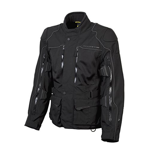 ScorpionExo XDR Yosemite Men's Textile Adventure Touring Motorcycle Jacket (Black, X-Large) - Throttle City Cycles