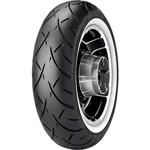 Metzeler ME888 Marathon Ultra Rear Motorcycle Tire 150/80B-16 (77H) Wide White Wall - Fits: Harley-Davidson CVO Dyna Wide Glide FXDWGSE 2002 - Throttle City Cycles