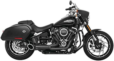 Freedom Performance Exhaust 2018 Softail Models 2:1 Turnout Blk/Blk Hd00810 New - Throttle City Cycles