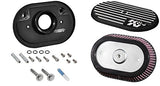 K&N Air Intake System: Air Cleaner Kit for Harley Davidson 2017 2018 2019 107 M8 Touring Models Street Glide Road King Fat Boy Freewheeler RK-3956 - Throttle City Cycles