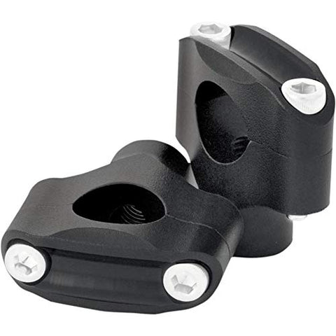 RSD Nostalgia Risers for 1in. Handlebars - 2-Bolt - Black Ops 0208-2049-SMB - Throttle City Cycles