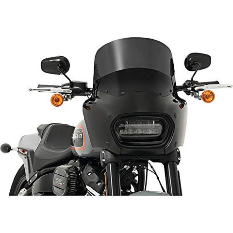 Memphis Shades Road Warrior Fairing Compatible for Harley Davidson Softail Fat Bob FXFB 2018-2019 - Black - Throttle City Cycles