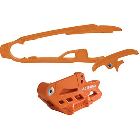 Acerbis Chain Guide/Slider Kit (Orange) for 17-19 KTM 300XC - Throttle City Cycles