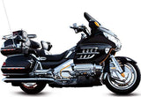 Kuryakyn 3202 Motorcycle Lighting Accent Accessory: Single Circuit LED Saddlebag Molding Set with Red Lens for 2001-10 Honda Gold Wing GL1800 Motorcycles, Chrome - Throttle City Cycles