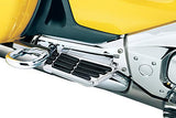 Kuryakyn 7506 Motorcycle Foot Control Component: ISO Passenger Board Floorboards for 1986-2019 Harley-Davidson Motorcycles, Chrome, 1 Pair - Throttle City Cycles