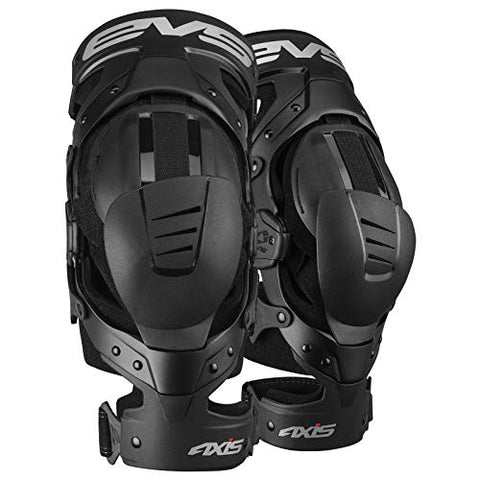 EVS Sports Unisex-Adult Axis Sport Knee Brace - Pair (Black) - Throttle City Cycles