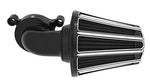 Arlen Ness 90 Degree Monster Sucker Air Cleaner 10 Gauge Cover Black 81-002 - Throttle City Cycles