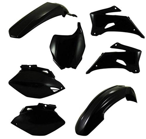 Polisport Plastic Kit - Black , Color: Black 90204 - Throttle City Cycles