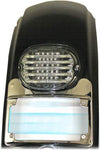 Custom Dynamics Turn Signal Eliminator Kit for Harley Touring Models - Chrome Plated & LED illuminated, curved license plate frame and tail light mount (CD-TS-ELIM-C) - Throttle City Cycles
