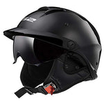 LS2 Helmets Rebellion Motorcycle Half Helmet - Throttle City Cycles