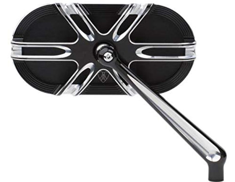 Arlen Ness Deep Cut Mirror Right Black 13-166 - Throttle City Cycles