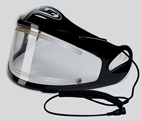 HJC Replacement Dual Lens Electric Face Shield CR-05E Clear 836-361 - Throttle City Cycles