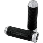 Performance MacHine Elite Grips Chrome for Harley-Davidson All Models 1984-2011 - Throttle City Cycles
