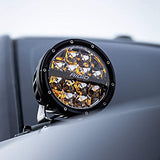 Rigid Industries 36119 360-Series LED Off-Road Light; 4 in; Drive Beam; For Moderate Speed 20-50 MPH Plus; Blue Backlight; Pair; - Throttle City Cycles