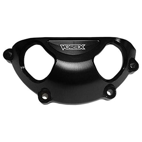 Vortex Case Guard (Left) (Black) Compatible with 08-18 Kawasaki ZX10R - Throttle City Cycles