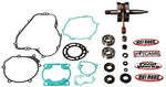 Hot Rods New Bottom End Kit for Kawasaki KX 100 98 99 00 01 02 03 04 05 CBK0052 - Throttle City Cycles