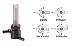 Golan Inc Click-Slick Petcock 3/8" NPT- Straight Facing Black 75-516S-BLK - Throttle City Cycles